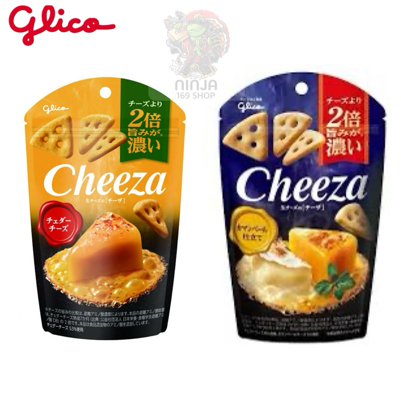 Glico Cheeza ขนมบิสกิตอบกรอบรสชีส(bbf05/2025)