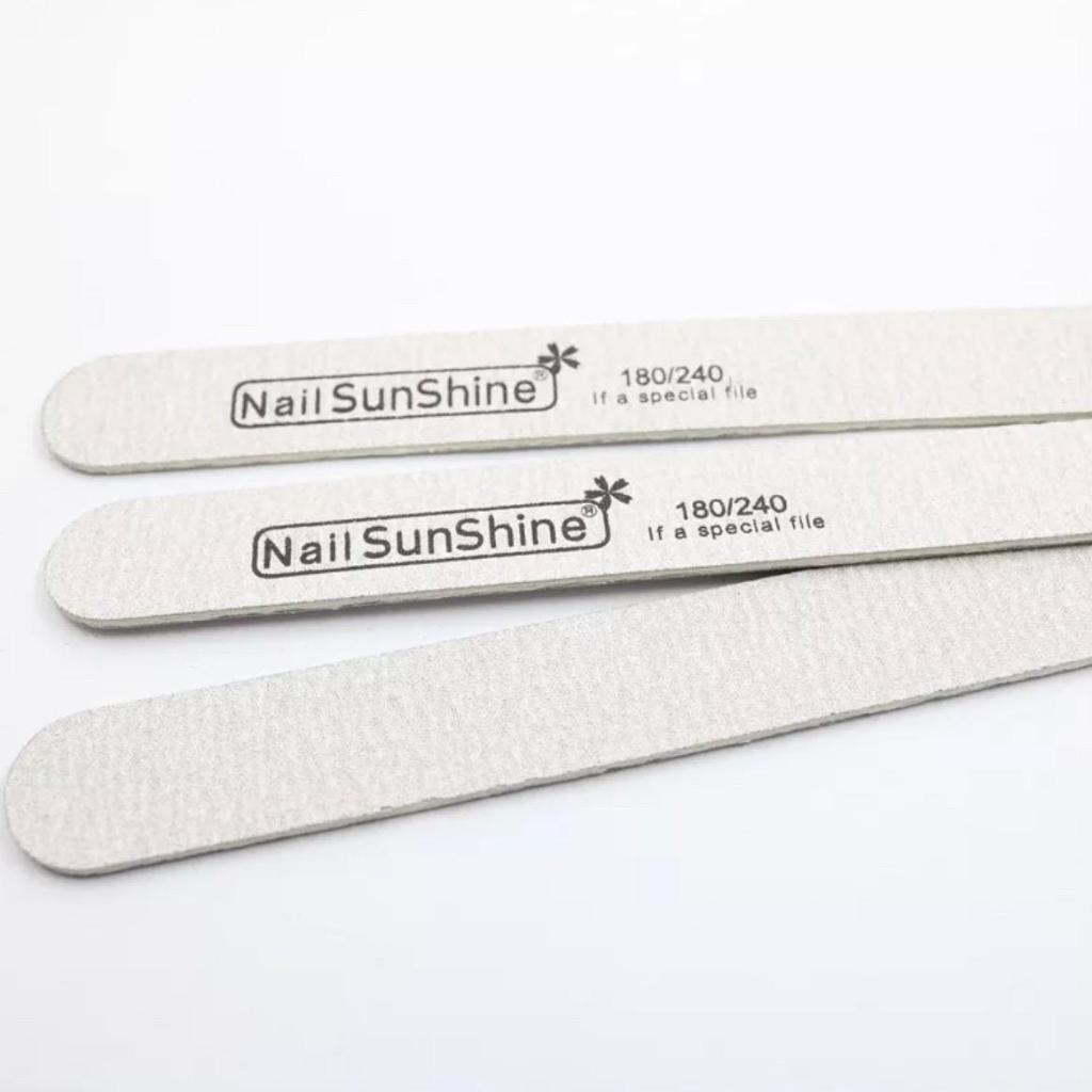 (ได้10ชิ้น) ตะไบเล็บ บาง Nail SunShine/OPI ขนาด18X1.9cm พร้อมส่ง (ได้10ชิ้น)