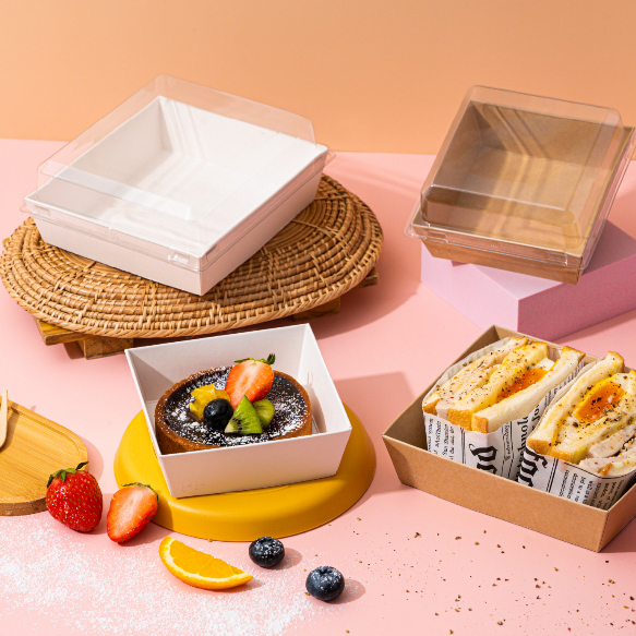 น้องจตุรัส (ขาวและคราฟ) งานผลิตเองในไทย กันมัน กันซึม 100% Foodgrade (1แพค:20ชุด)