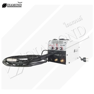 Diamond ตู้เชื่อม MIG ตู้เชื่อมไฟฟ้า 3 ระบบ รุ่น MIG/MMA/TIG มีหน้าจอแสดงกระแสไฟ เครื่องเชื่อม รุ่นไม่ใช้แก๊ส CO2