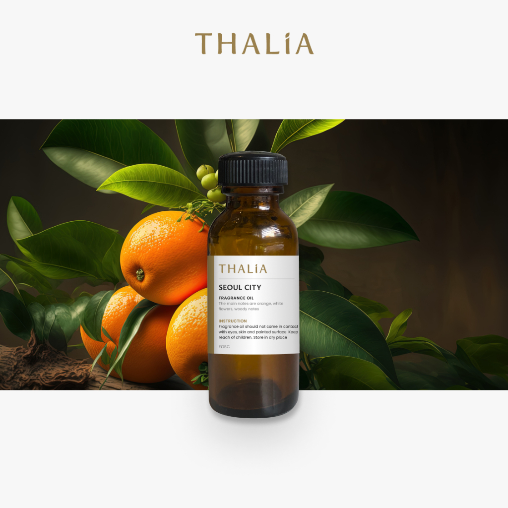 หัวน้ำหอม Fragrance oil กลิ่น SEOUL CITY (เมืองโซล) กลิ่นเเนว aesoap กลิ่นสปา อโรม่า