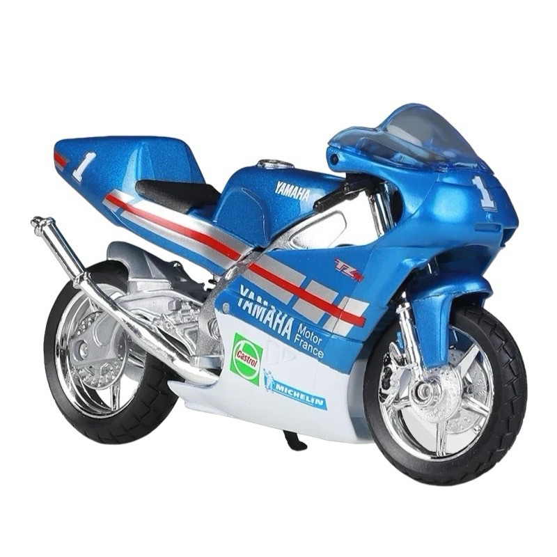 โมเดลรถมอเตอร์ไซค์YAMAHA 94 TZ250M สเกล1:18 เป็นงานพลาสติกรายละเอียดสวยสินค้าตามภาพ 100%🇹🇭