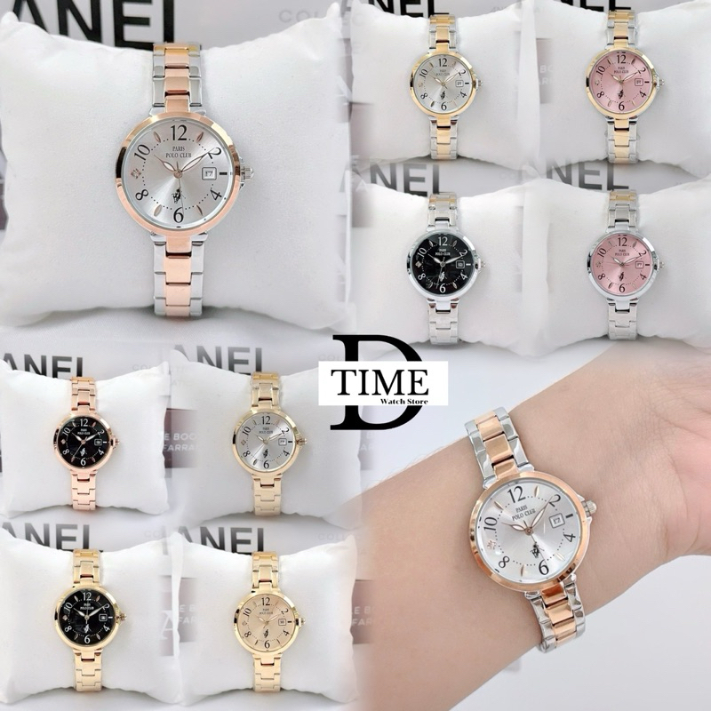 ✨แท้💯%✨นาฬิกาข้อมือParis Polo Club PPC-230216 ประกันศูนย์ 1 ปี💥พร้อมส่ง💥🙏🏻