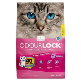 ODOUR LOCK Ultra Premium โอโดล็อค ทรายแมวหินภูเขาไฟอัลตราพรีเมี่ยม ขนาด12kg