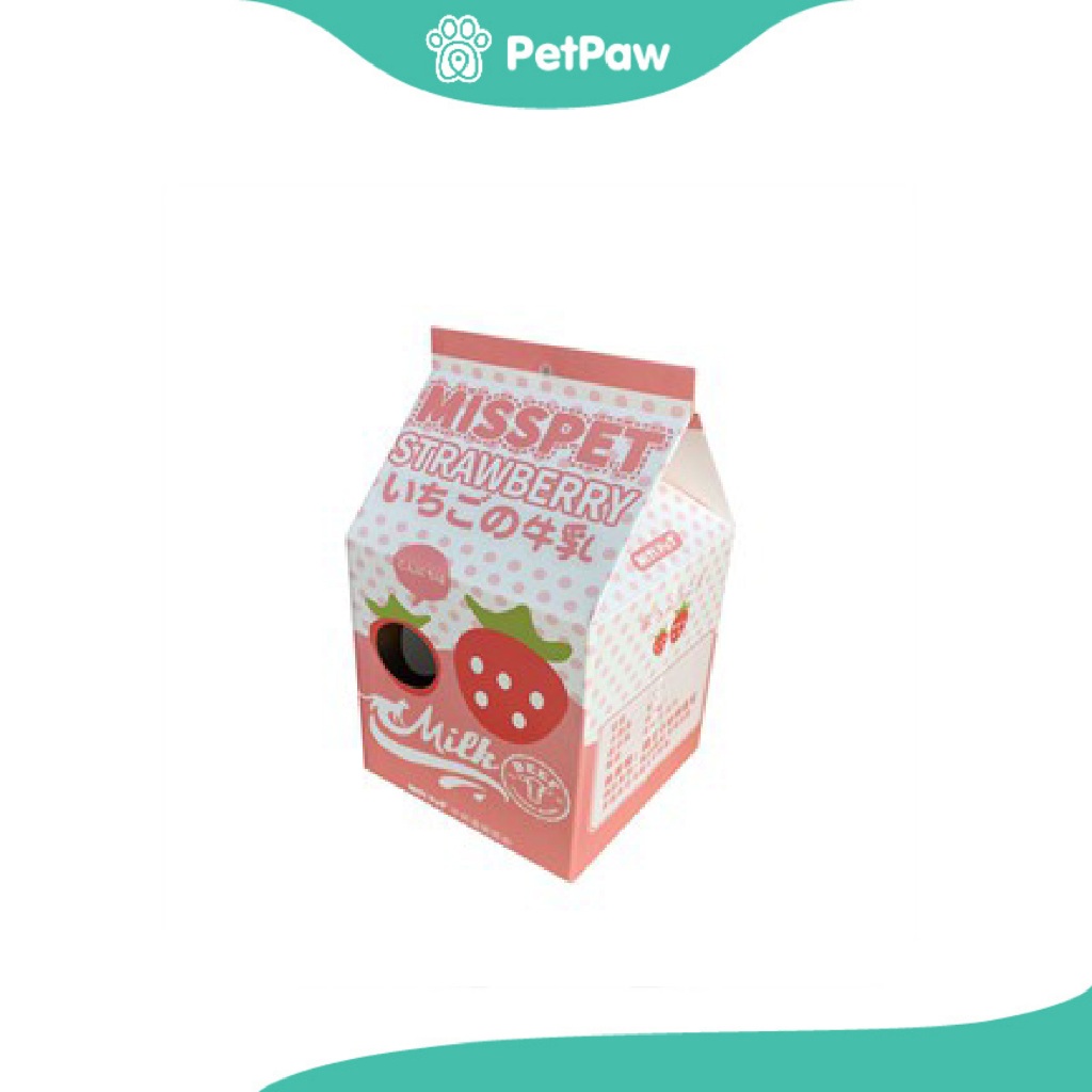 Sukina Petto อุปกรณ์ที่ลับเล็บแมว รุ่น กล่องนมสตอเบอร์รี่  33x32x57 cm(1pcs)