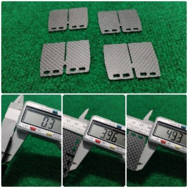 ชุดแผ่นหรีดคาร์บอนไฟเบอร์ V4 KR ZX150 ขนาด 0.4mm