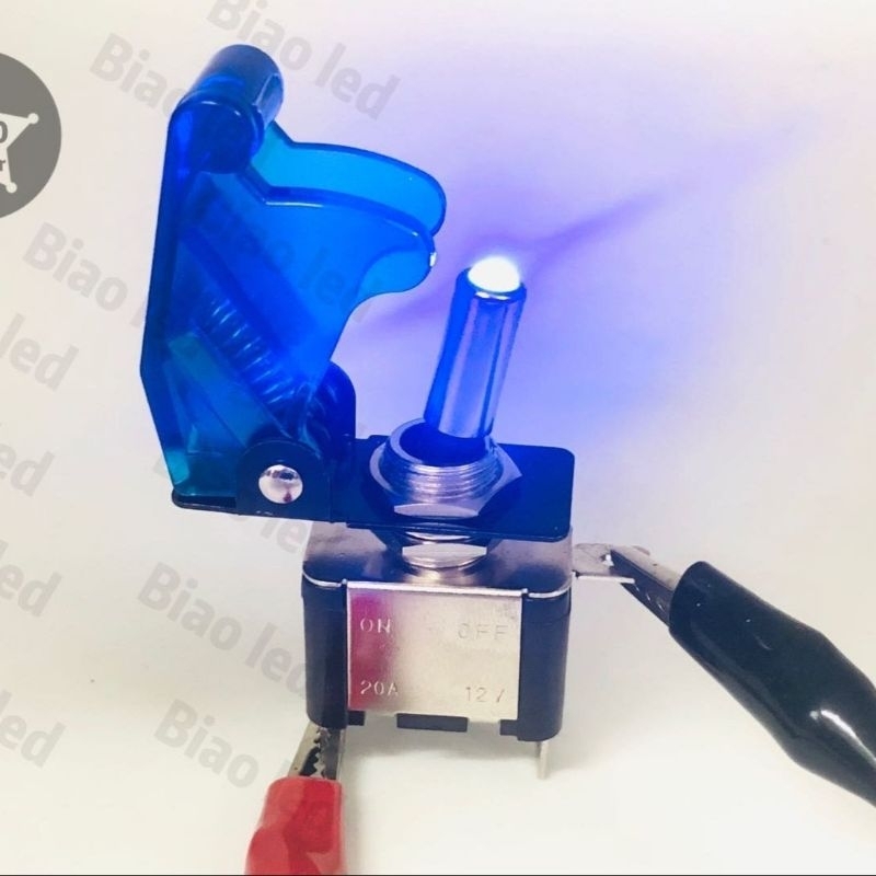 สวิตซ์เครื่องบินเปิด/ปิด รถยนต์ 12v/24v พร้อมฝาครอบ MZ - 1pcs