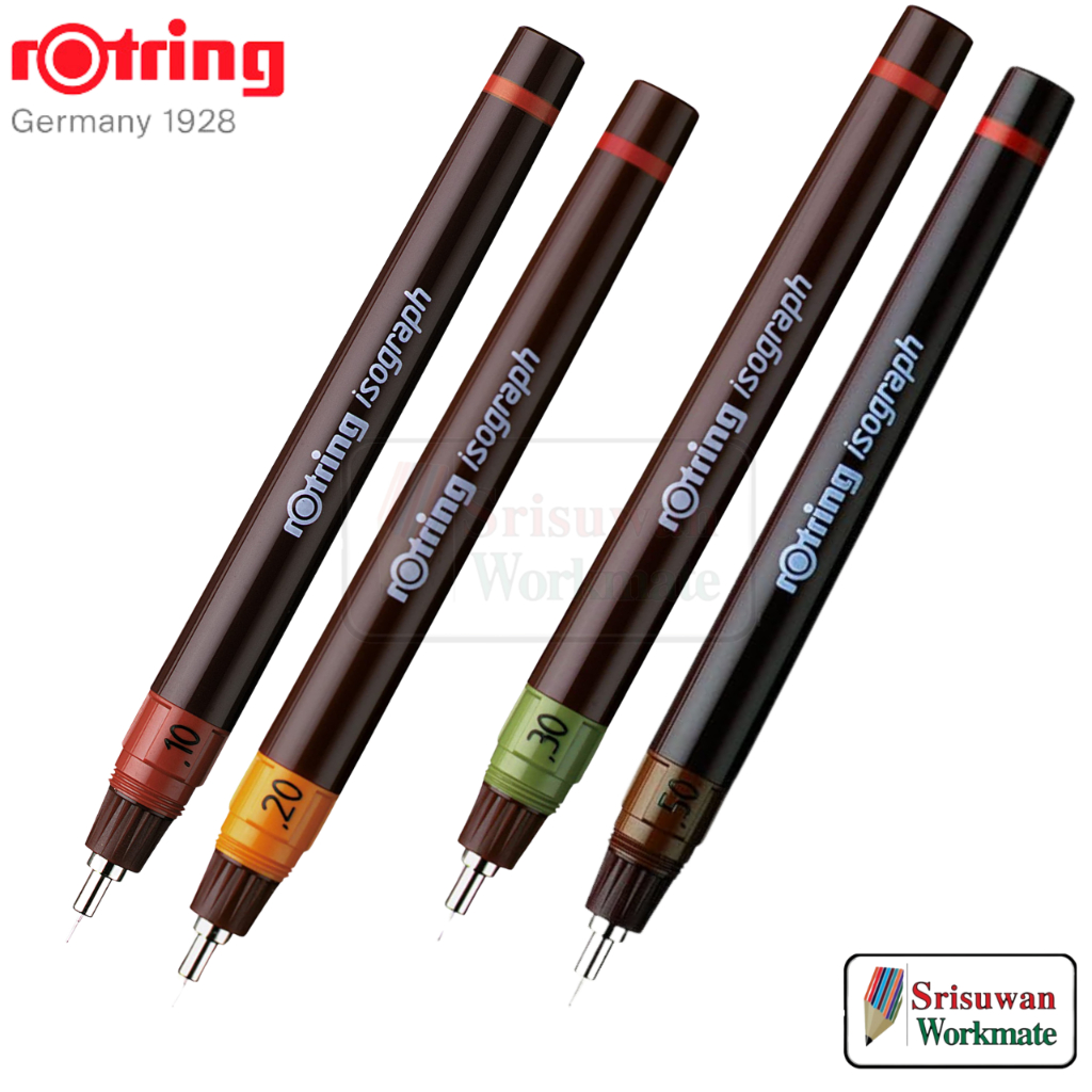 Rotring ปากกาเขียนแบบไอโซกร๊าฟ แยกด้าม 1 ด้าม Isograph Pen