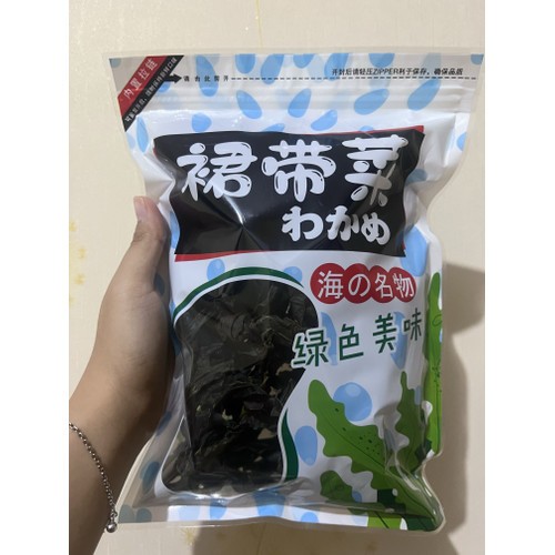 สาหร่ายวากาเมะ สาหร่ายทะเล อบแห้ง ขยายได้ 10เท่า Foodee 裙带菜 Malamart
