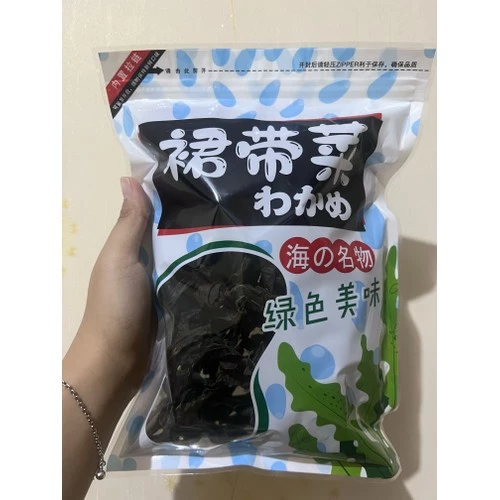 สาหร่ายวากาเมะ สาหร่ายทะเล อบแห้ง ขยายได้ 10เท่า Foodee 裙带菜 Malamart