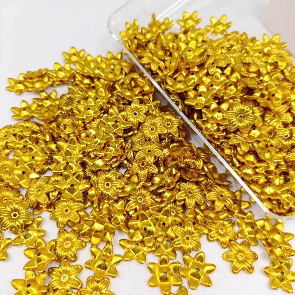 ดอกพิกุล ลูกปัด สีเงิน สีทอง อุปกรณ์เสริมงานฝีมือ งาน DIY ใช้ทำ เหรียญโปรยทาน ตกแต่งชิ้นงานต่างๆ