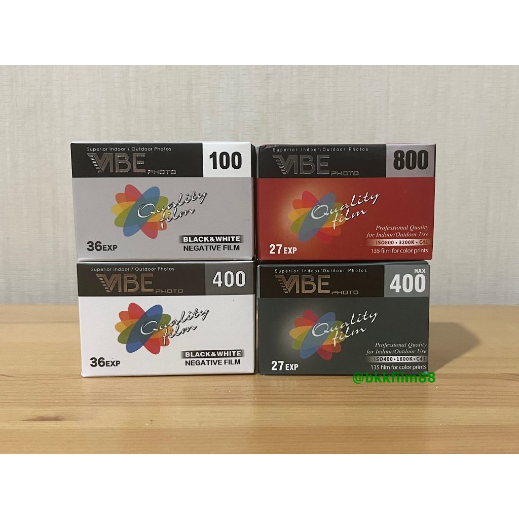 ฟิล์ม VIBE Photo 35mm Film ฟิล์มสี ฟิล์มขาวดำ 135 ฟิล์ม 35mm