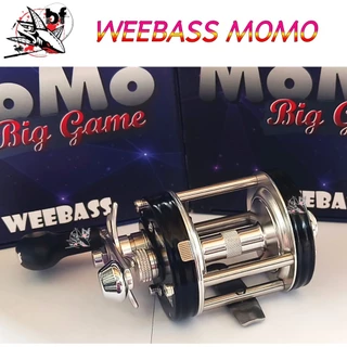 รอกเบทกลม Weebass MoMo Big game All New 2024 ลูกปืน สแตนเลส 5 ตลับ รอบ 5.3.1 พลังเบรคสูง ถึง 9.5 Kg