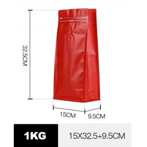 Coffee Bag ถุงบรรจุเมล็ดกาแฟ มีวาล์วระบายอากาศ มีซิปปิดล็อค ขยายด้านข้าง แบบซีล แพ็ค 50 ใบ - รูปที่ 6