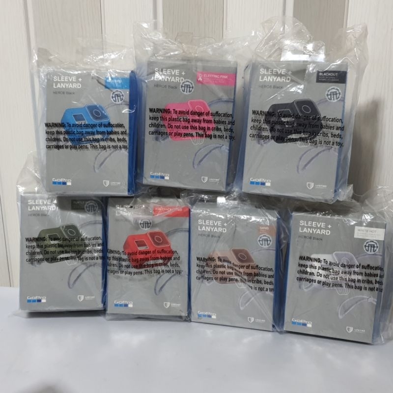 เคส GoPro Sleeve + Lanyard (HERO8 Black) Blackout silicone เคส⚠️สินค้ามือสอง⚠️รบกวนอ่านก่อนนะคะ🙏🙏