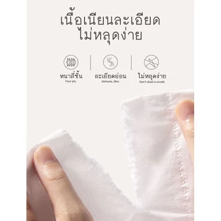 AT.MALL ทิชชู่แบบแขวน (หนา 4 ชั้น) | กระดาษทิชชู่เช็ดหน้า เนื้อนุ่ม ไม่เป็นขุย | แถมฟรี! ตะขอแขวน รุ่น A128