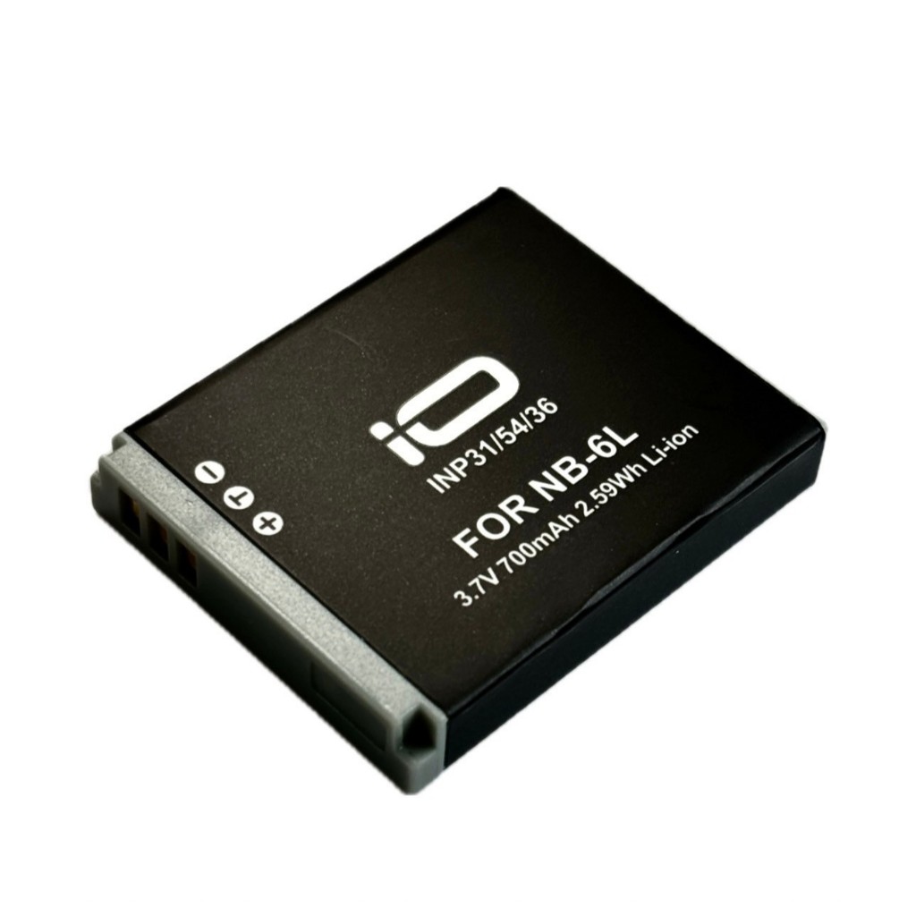 IO แบตเตอรี่กล้อง Camera Battery For Canon รหัสแบต NB-6L(มี มอก.รับรอง รับประกันสินค้า 1 ปีเต็ม) สามารถออกใบกำกับภาษีได้
