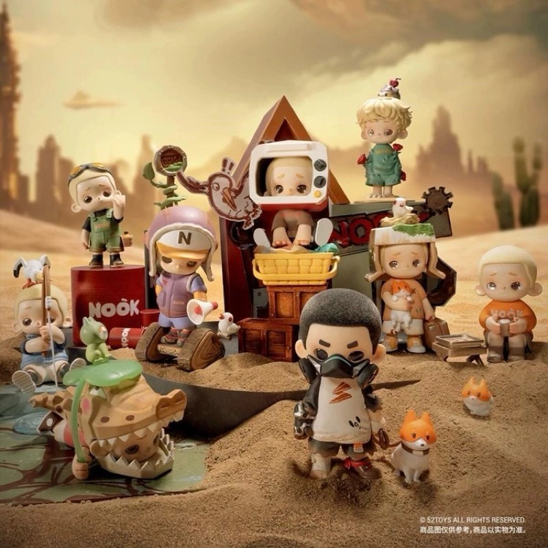 โมเดล NOOK Wasteland Park Series Blind Box Figure Toy
