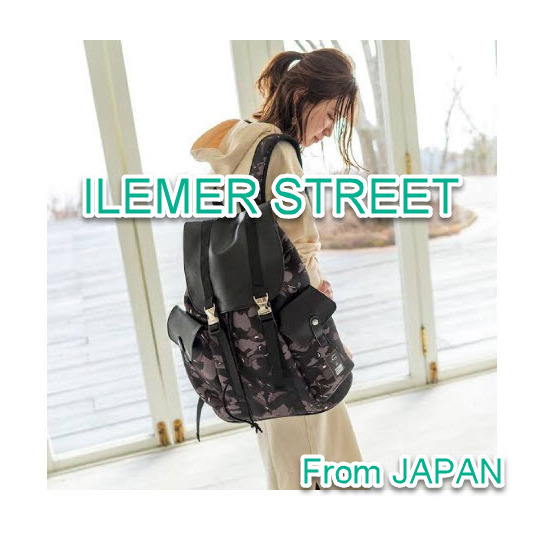 กระเป๋า เป้สะพายหลัง ลิขสิทธิ์แท้ นำเข้าจากญี่ปุ่น Back Pack ILEMER STREET