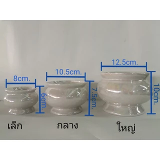 กระถางธูปเซรามิคมุก กระถางปักธูปไหว้พระ ขึ้นศาลพระภูมิ ขึ้นโต๊ะหมู่บูชา