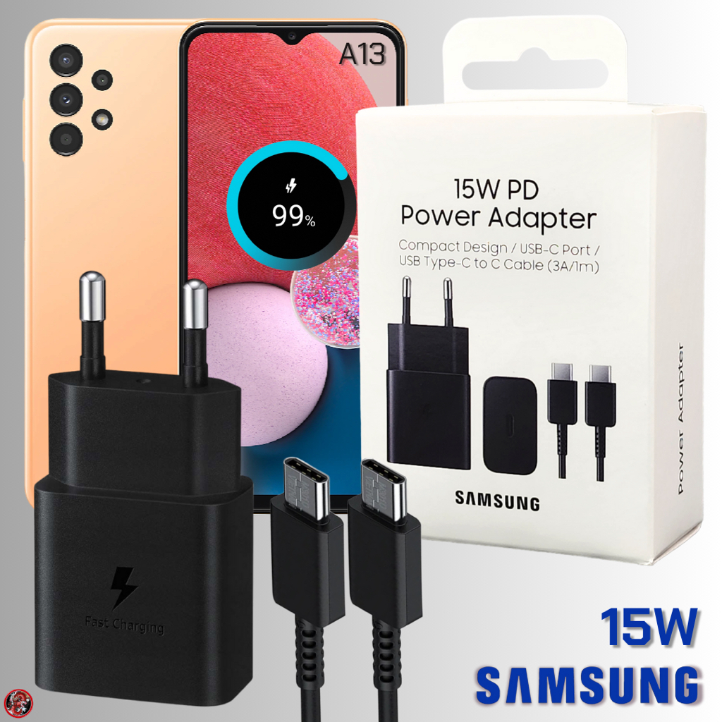 ที่ชาร์จ อะแดปเตอร์ สำหรับ Samsung 15W USB-C to Type-C ซัมซุง A13 สเปคตรงรุ่น หัว สาย การชาร์จด่วนแบ