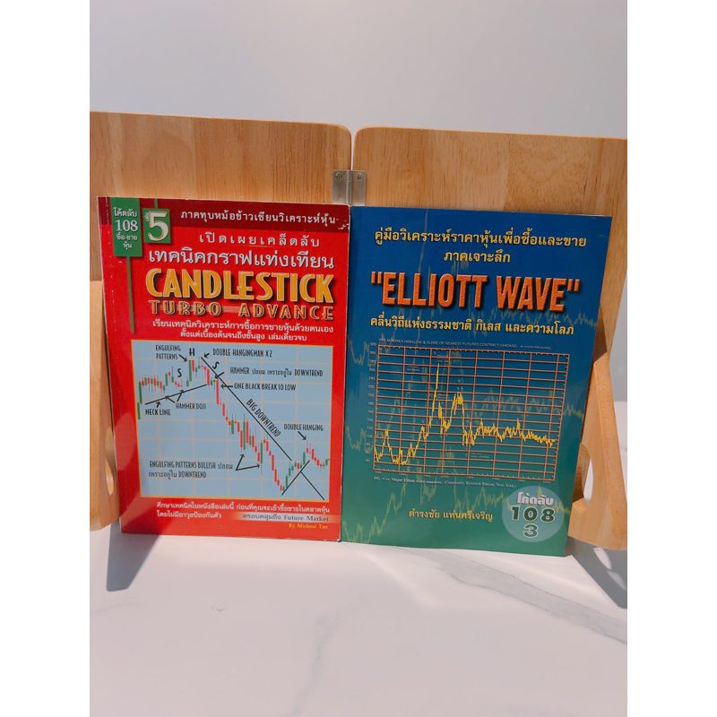 (มือสอง มีตำหนิ) Elliott Wave เล่มเดียว คู่มือวิเคราะห์ราคาหุ้นเพื่อซื้อและขายภาคเจาะลึก Elliott Wav