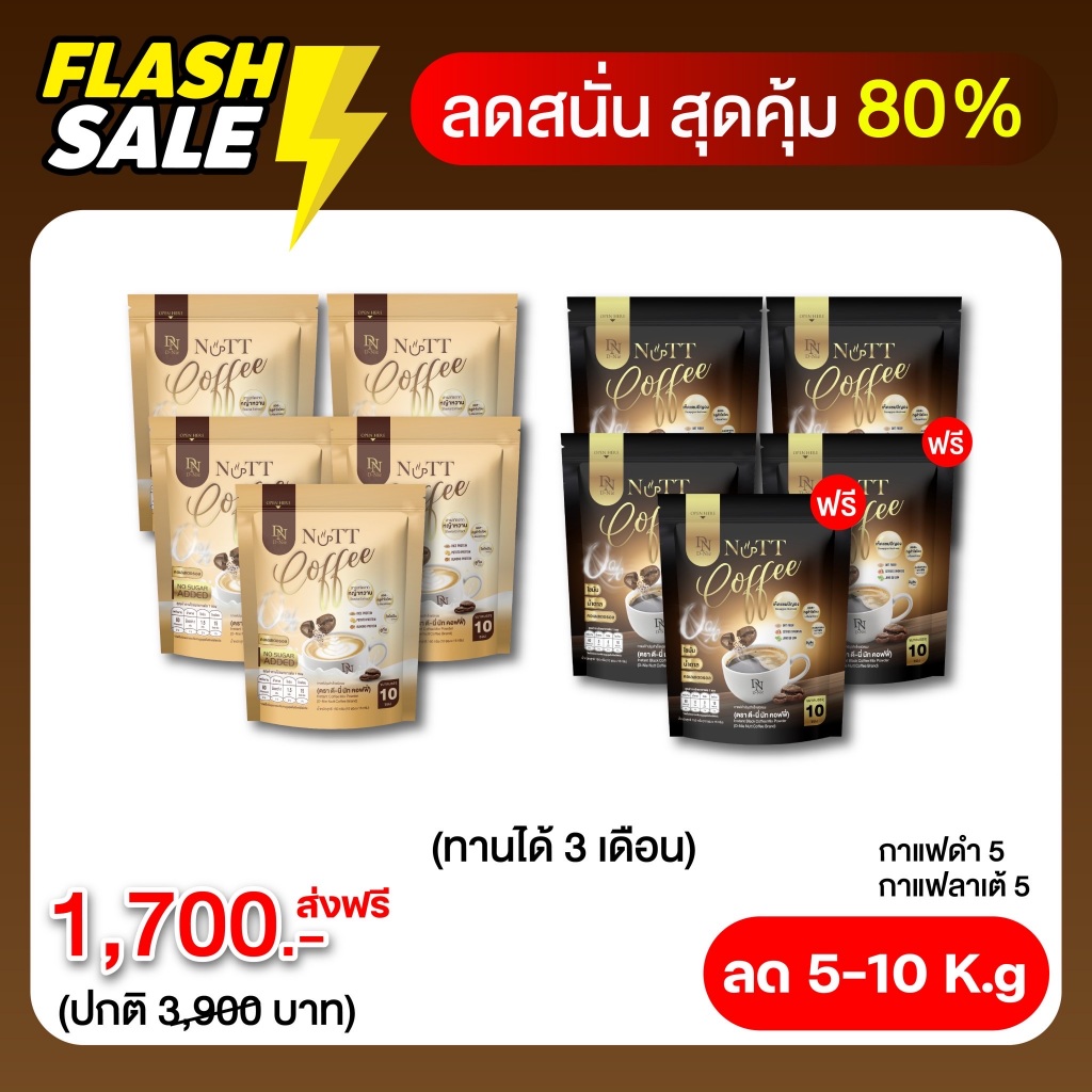 กาแฟเพื่อสุขภาพ ดีนี่นัทคอฟฟี่ ความดัน เบาหวาน ทานได้ ป้องกันสมองเสื่อม นอนหลับง่าย ไม่ปวดหัว