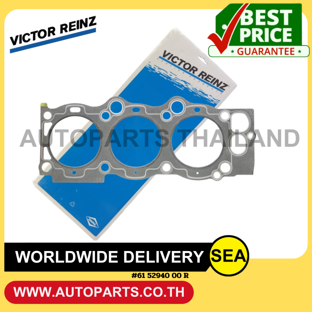 VICTOR REINZ ปะเก็นฝาไฟ 3VZ-FE ES300, CAMRY V6 3.0L VCV10    / TOYOTA (1 ชิ้น )