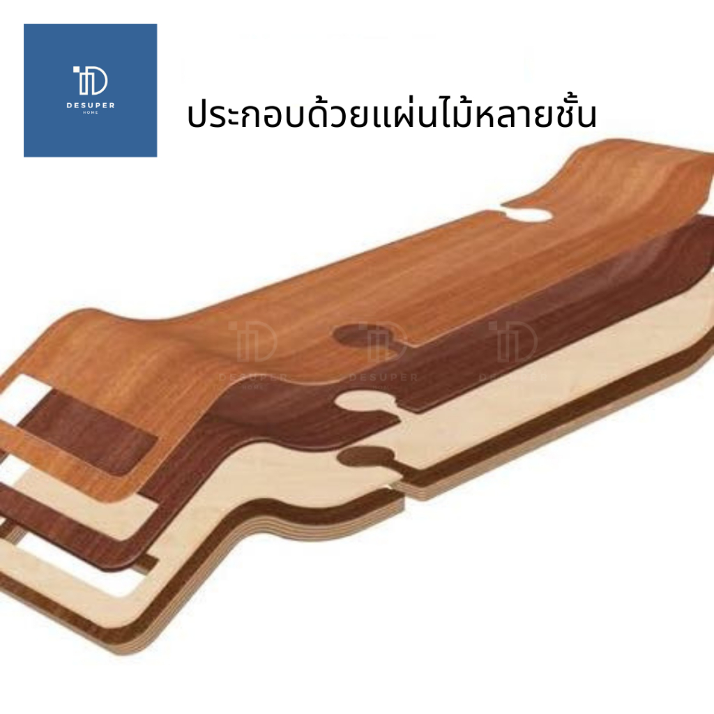 ถาดไม้แข็ง 3 ชั้น ถาดไม้พาดนอ่างอาบน้ำ เคลือบเงา ดีไซน์ เรียบหรู แบบเมติเตอร์เรเนี่ยน - รูปที่ 4