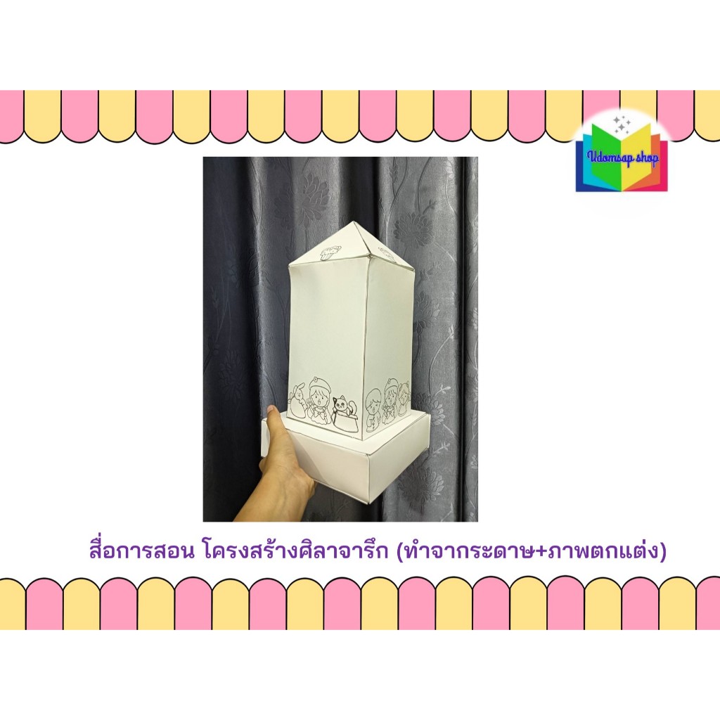 โครงสร้างศิลาจารึก(สื่อการสอนแบบกระดาษ+ภาพตกแต่ง)