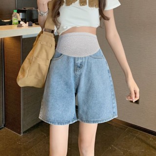 กางเกงยีนส์ขาสั้นคนท้อง ยีนส์ขาสั้น คุณแม่ตั้งครรภ์