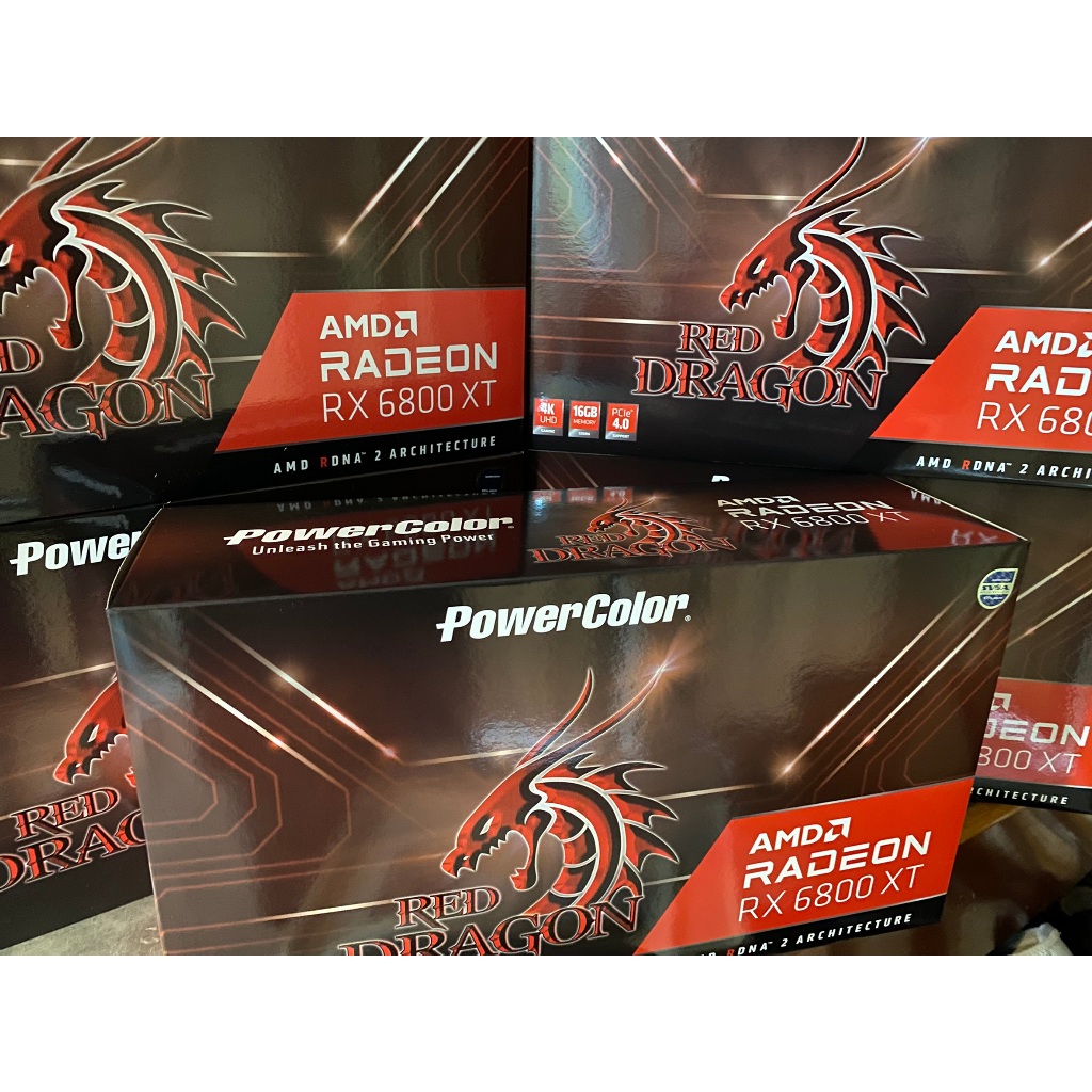 POWER COLOR Red Dragon RX 6800XT 16GB GDDR6 256-bit (ส่งจากกรุงเทพฯ /++ มือสอง ++ ประกัน SVOA Thaila