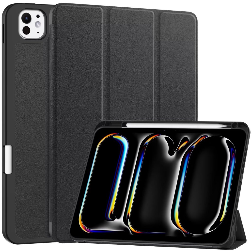 เคสฝาพับ หลังนิ่ม+ที่เก็บปากกา ไอแพด โปร 11 2024 (M4) Smart Slim Stand Case For iPad Pro 11 (2024) (M4) (11.0)