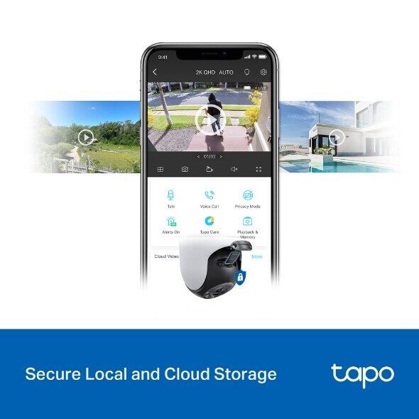 TP-Link กล้องวงจรปิด 4MP พูดคุยโต้ตอบได้ รุ่น Tapo C520WS