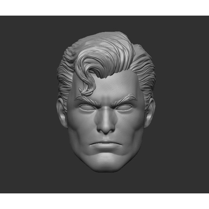 Superman New 52 - Headsculpt for Action Figures 3D print model 3D print model