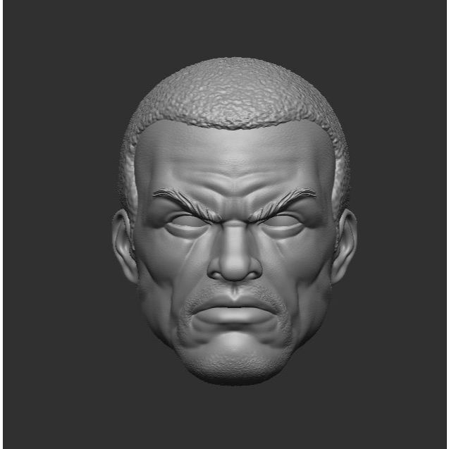 Calvin Ellis Superman - Headsculpt for Action Figures 3D print model 3D print model