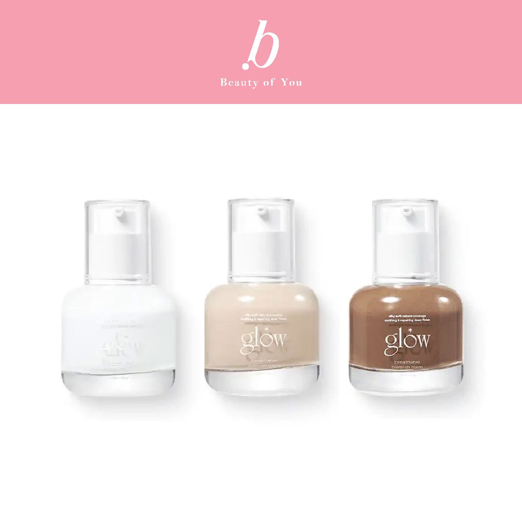 GLOW BREATHABLE BLEMISH BALM ( #WHITE #ONE #BROWN)  [ BEAUTY OF YOU]
