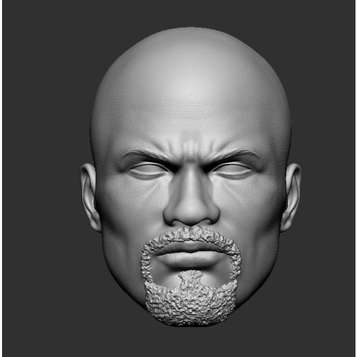 Luke Cage Netflix - Head for Action Figures 3D print model