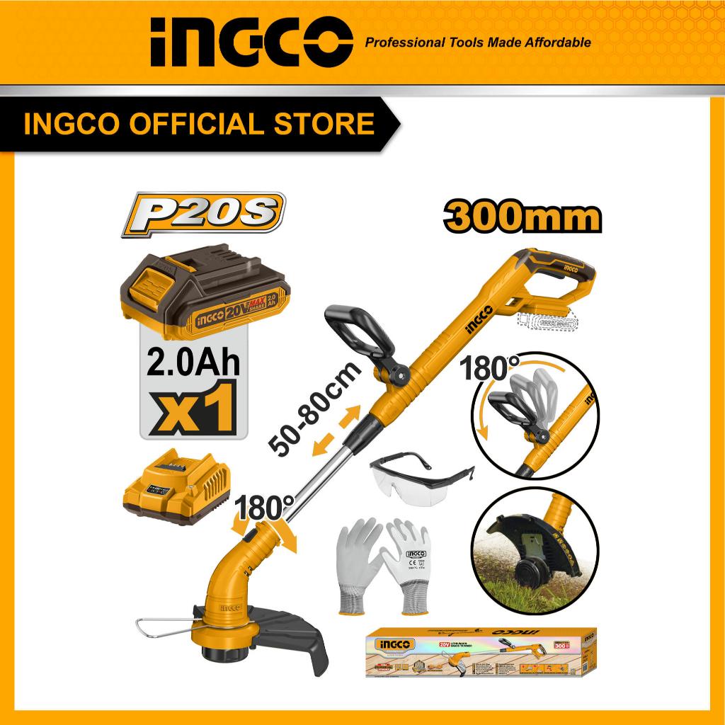 INGCO(อิงโก้)| เครื่องตัดหญ้า เล็มหญ้า ไร้สาย 20V รับประกัน 2 ปี CGTLI20301