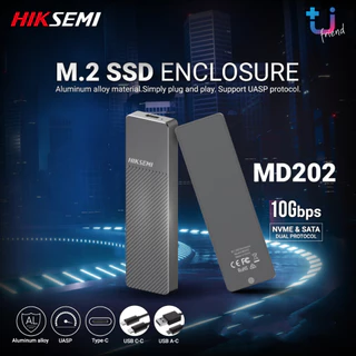 ⚡️กล่องใส่เอ็มดอททู⚡️HIKSEMI รุ่น MD202, MDS1, MDC1 Enclosure alluminio USB M.2 SSD PCIe NVME & SATA (USB 3.1)