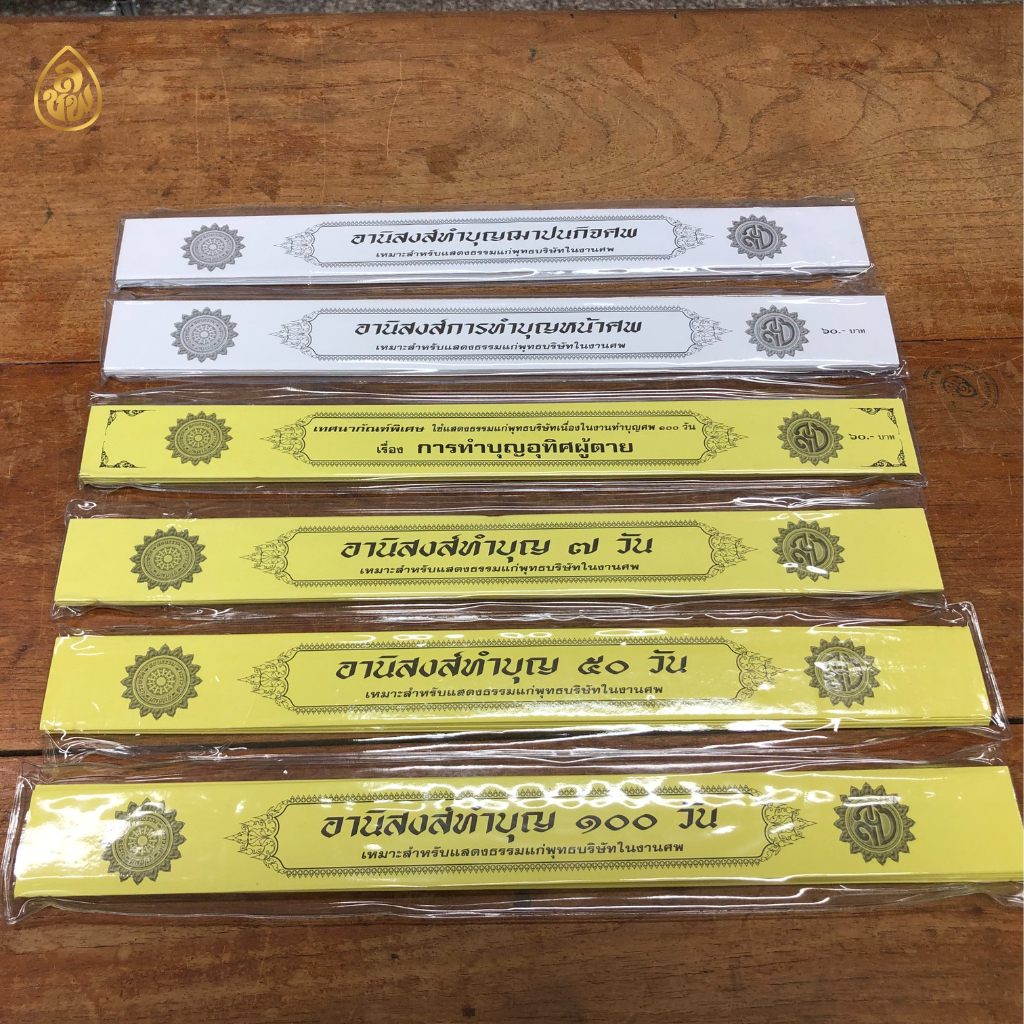 กัณฑ์เทศน์งานอวมงคล มี 6 เรื่อง(ทำบุญฌาปนกิจศพ,ทำบุญหน้าศพ,การทำบุญอุทิศผู้ตาย,ทำบุญ 7 วัน,ทำบุญวัน 50 วัน.ทำบุญ 100 วัน