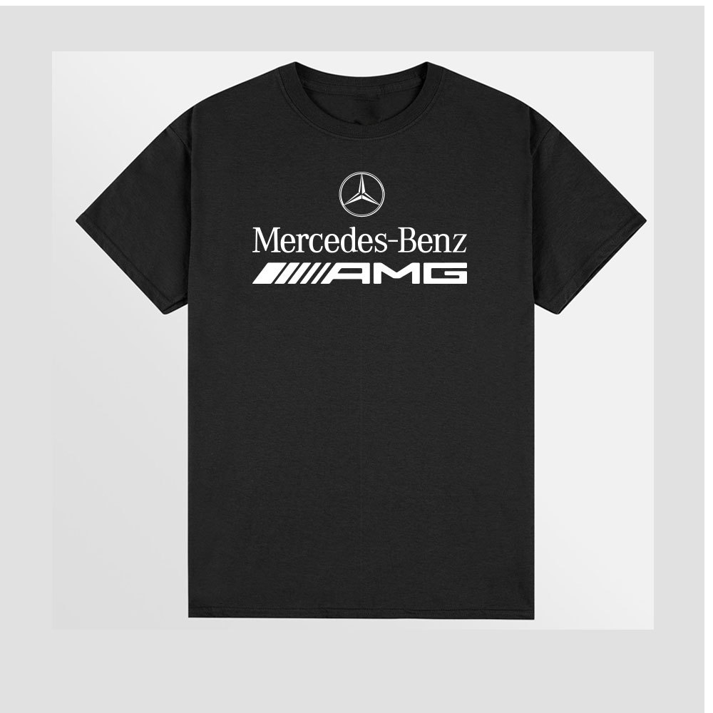 MERCEDES T SHIRT 004/005 เสื้อยืด เบนซ์ ผ้า COTTON 100% SIZE M - XXXL