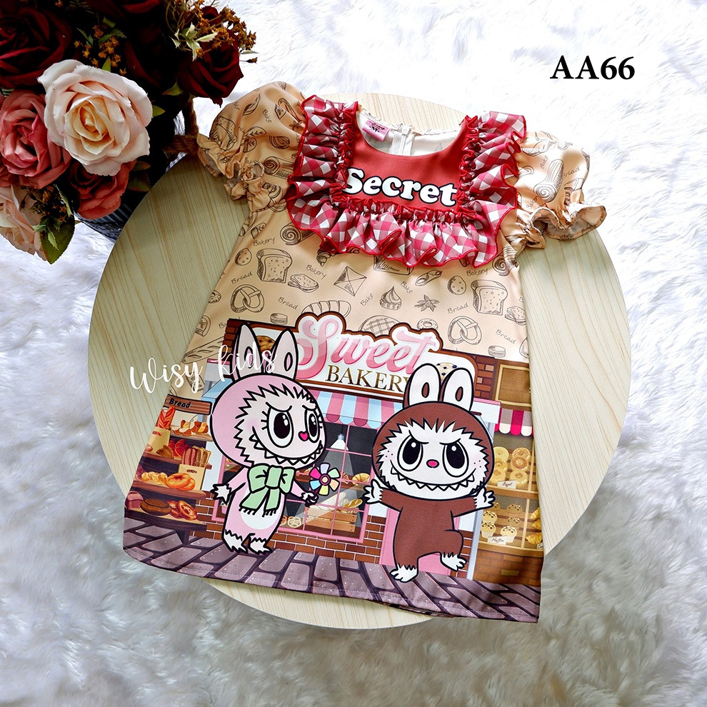 AA66 พร้อมส่ง เดรส ทรงเอSecret