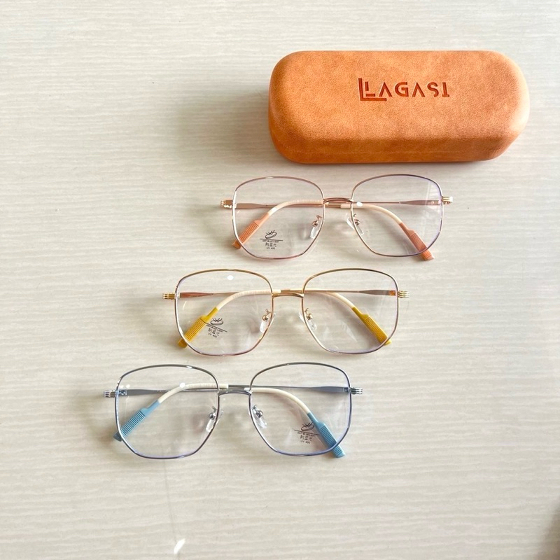 แว่นกรองแสงสีฟ้า BOX22049 ป้องกันแสงสีฟ้า กรอบแข็งแรง ใส่ได้ทุกเพศ