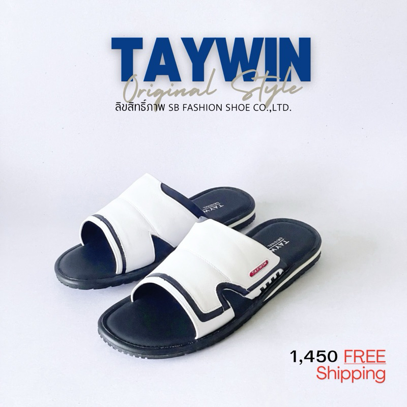 Restock รองเท้าหนังผู้ชาย TAYWIN ORIGINAL STYLE แท้ พื้นบาง มีจ่ายปลายทาง