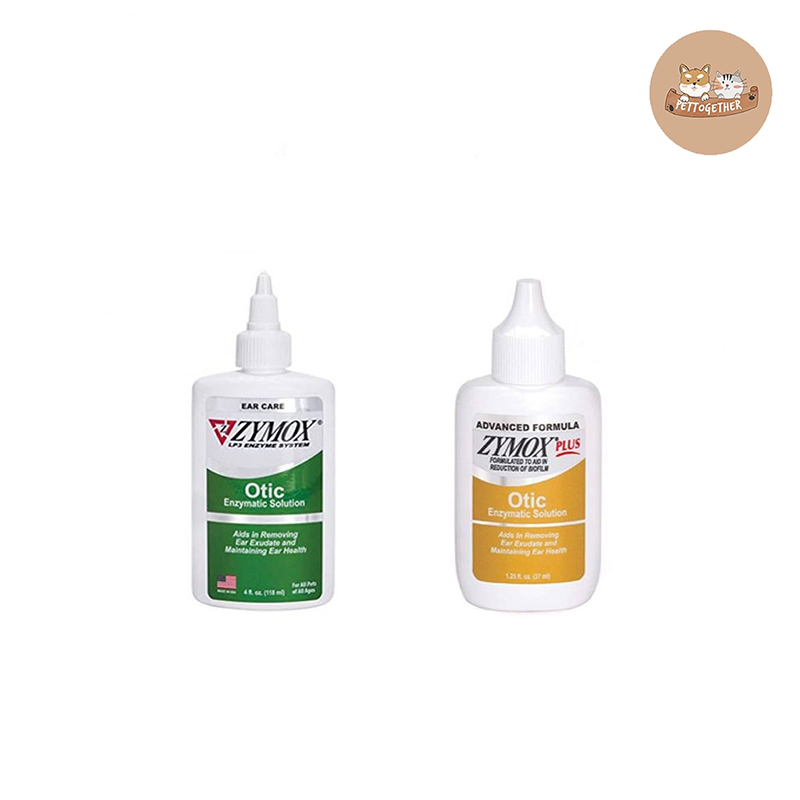 Zymox otic plus (37ml) ผลิตภัณฑ์สำหรับช่องหู  สำหรับสุนัขและแมว