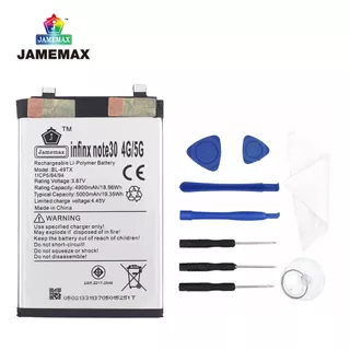 JAMEMAX แบตเตอรี่ Battery infinix Note 30 4G 5G model BL-49TX แบตแท้ อินฟินิกซ ฟรีชุดไขคว