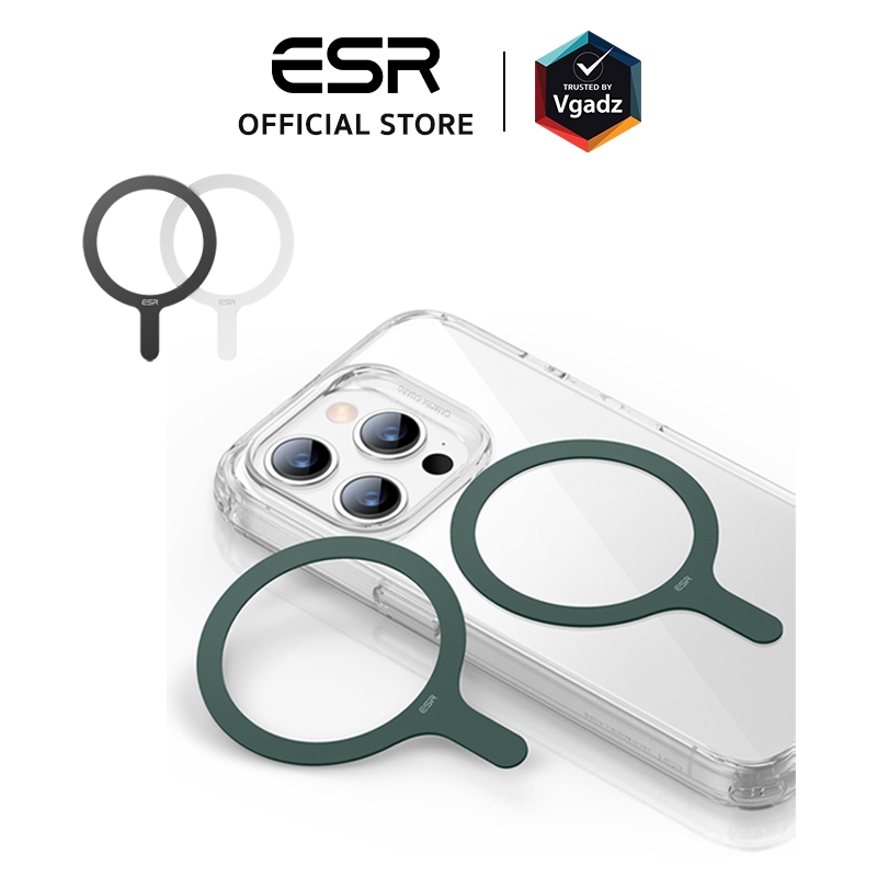 ESR วงแม่เหล็กสำหรับติดด้านหลังเคส รุ่น HaloLock Universal Ring 360