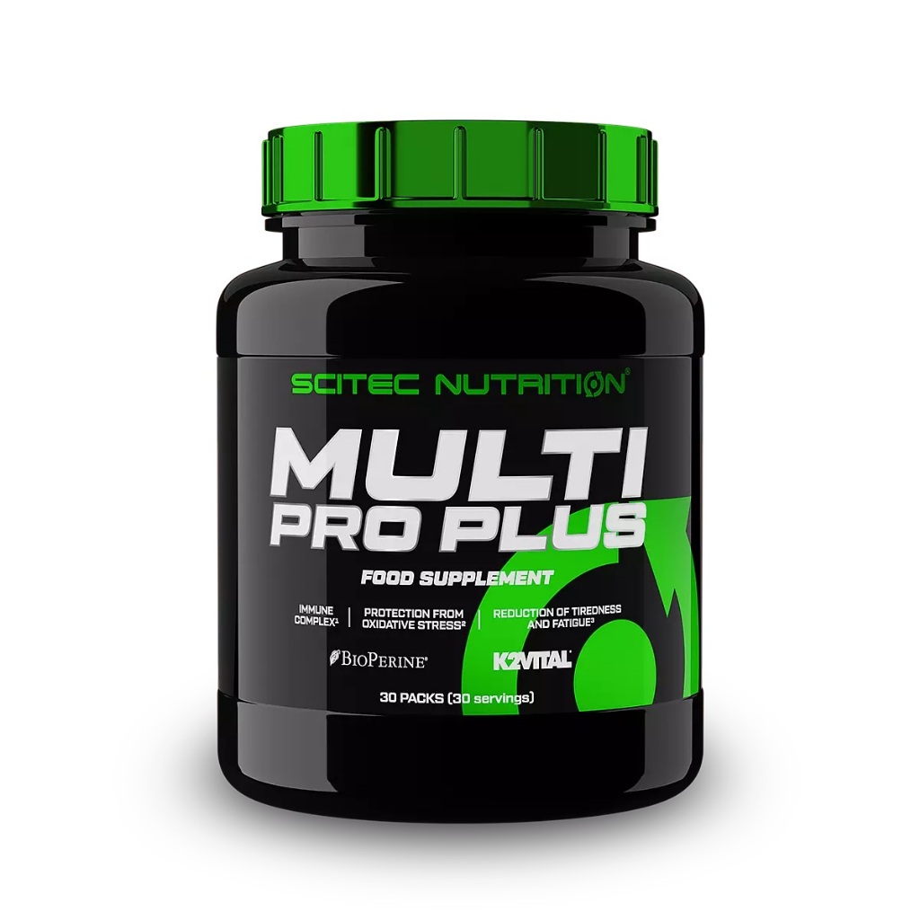 SCITEC NUTRITION Multi Pro Plus 30 packets วิตามินรวมและแร่ธาตุ 30 ซอง/กระปุก (vitamin and mineral formula) multivitamin
