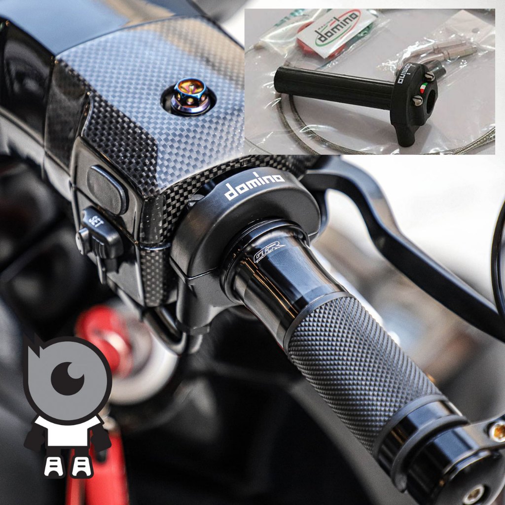 Domino ประกับทดรอบแต่ง แท้ สำหรับ New Vespa และ New Lambretta ทุกรุ่น **ประกับและสายจะแยกกันนะครับ**